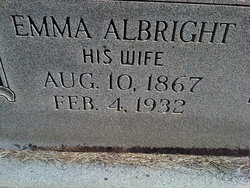 Emma <I>Albright</I> Cox 