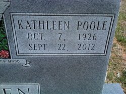 Kathleen <I>Poole</I> Allen 