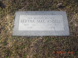 Bertha Mae <I>Ethridge</I> Angell 