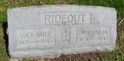 Lucy Anice <I>Mosbarger</I> Rideout 