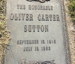 Judge Oliver Carter Sutton Sr.