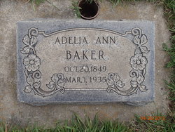 Adelia Ann Baker 