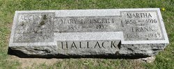 Mary H <I>Hallock</I> Escritt 