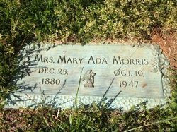 Mary Ada <I>Tennant</I> Morris 