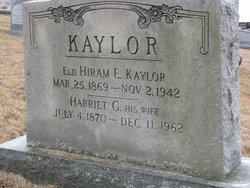 Rev Hiram E. Kaylor 