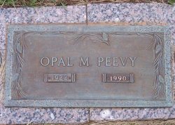 Mary Opal <I>McCall</I> Peevy 