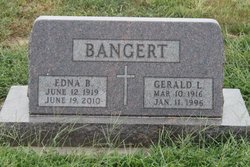 Edna Bertha <I>Buchholz</I> Bangert 