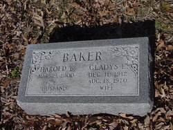 Gladys E <I>Borth</I> Baker 