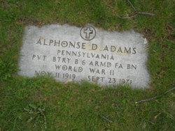 Alphonse D Adams 