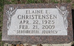 Elaine E <I>Hammel</I> Christensen 