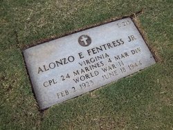 Cpl Alonzo E Fentress Jr.