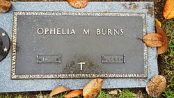 Ophelia Mozelle <I>Moseley</I> Burns 
