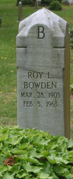 Roy L Bowden 