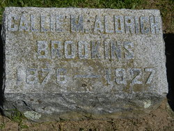 Callie M. <I>Aldrich</I> Brookins 