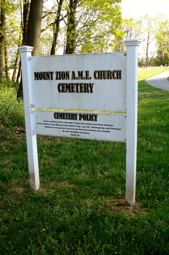 Mount Zion African Methodist Episcopal Cemetery