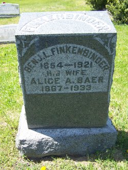 Alice Amelia <I>Bear</I> Finkenbinder 