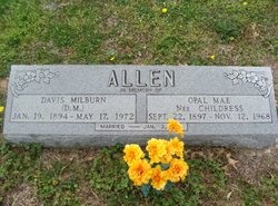Davis Milburn “D M” Allen 