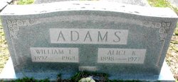 William E Adams 