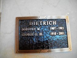 Dorothy May <I>Wicht</I> Dietrich 