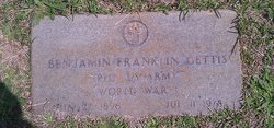 Benjamin Franklin Gettis 