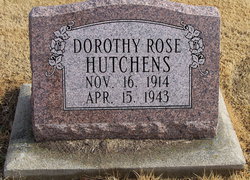 Mrs Dorothy Rose <I>Murphy</I> Hutchens 