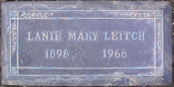Lanie Mary <I>Schlafle</I> Leitch 