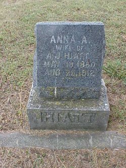 Anna Amelia <I>Roughton</I> Abernathy Hiatt 