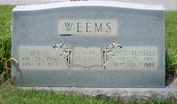 Ocie <I>Russell</I> Weems 