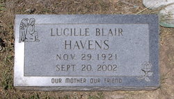 Lucille <I>Blair</I> Havens 