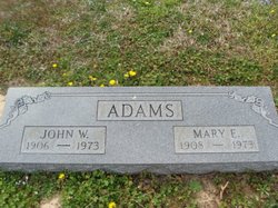Mary Ella <I>Adams</I> Adams 