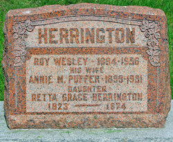 Annie M. <I>Puffer</I> Herrington 