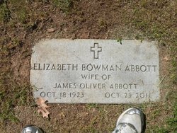 Elizabeth <I>Bowman</I> Abbott 