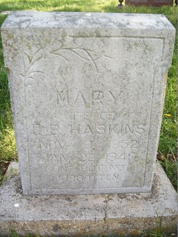 Mary Elizabeth <I>Capehart</I> Haskins 