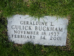 Geraldine L <I>Gulick</I> Buckham 
