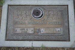 Wilma <I>Roszmann</I> Porter 