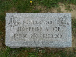 Josephine A. <I>Williams</I> Doe 