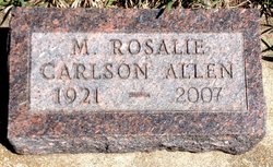 Margaret Rosalie <I>Carlson</I> Allen 