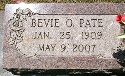 Bevie Odell Pate 