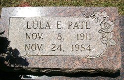 Lula Beatrice <I>Evans</I> Pate 