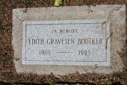 Edith Marie <I>Gravesen</I> Bodtker 