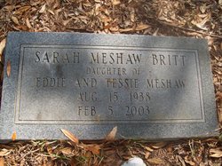 Sarah <I>Meshaw</I> Britt 