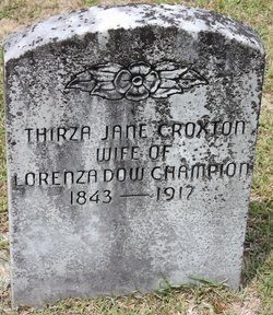 Thirza Jane <I>Croxton</I> Champion 