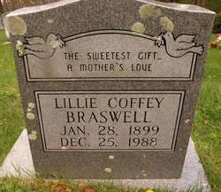 Lillie <I>Coffey</I> Braswell 