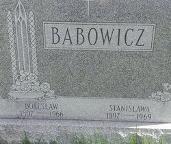 Stanislawa “Stella” <I>Witek</I> Babowicz 