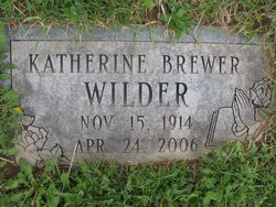 Katherine <I>Brewer</I> Wilder 