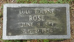 Lula May <I>Bourne</I> Rose 