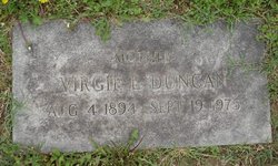 Virginia Lee “Virgie” <I>Winkler</I> Duncan 