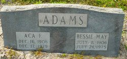Bessie May <I>McDonald</I> Adams 