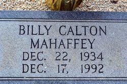 Billy Calton Mahaffey 