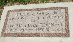 Velma Edna <I>Cooney</I> Baker 